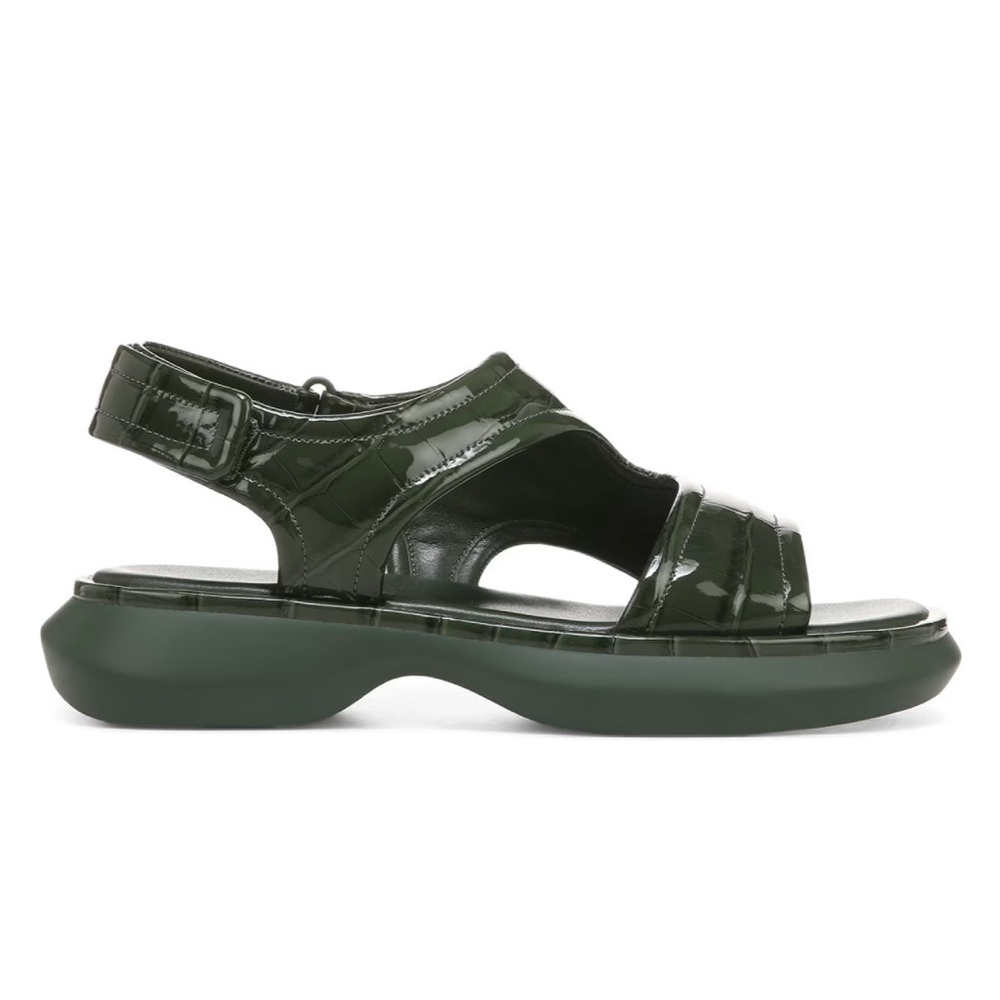 Vince Fresca Olive Stylish Sandals New in Box